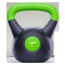 STARFIT Гиря пластиковая DB-501, 4 кг
