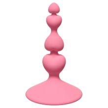 Lola toys Розовая анальная пробка Sweetheart Plug Pink - 10 см.