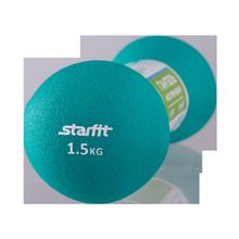 STARFIT Гантель неопреновая DB-202 1,5 кг, бирюзовая