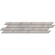 KERAMA MARAZZI SG144 004 Бордюр Гренель серый мозаичный 46,5х9,8х11