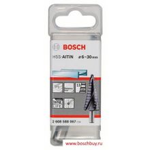 Bosch Ступенчатое сверло Bosch HSS-AlTiN 6-30 мм 13 ступеней (2608588067 , 2.608.588.067)