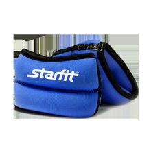 STARFIT Утяжелители для рук "Браслет" WT-101, 1 кг, синие черные