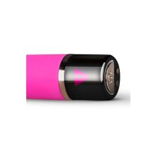 Розовый силиконовый мини-вибратор Lil Swirl - 10 см. Розовый