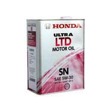 Масло моторное Honda ULTRA LTD SN 5W30 (08218-99974) п синт. 4 л (Япония)