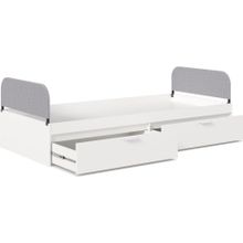 Алмаз. Любимый дом Милтон Кровать 900х2000 (Белый)