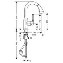 Смеситель Hansgrohe Talis Classic 14864000 для кухонной мойки