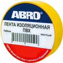 Abro 18 мм*9.1 м желтая