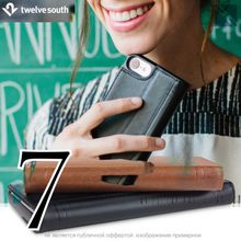 Twelve South Journal iPhone 8, 7 кожа чехол-книжка черный 12-1663 Black