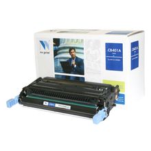 Картридж CB401A Cyan (642A) голубой NV Print совместимый для HP LaserJet Color CP4005 n dn