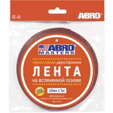 Abro Masters 40 мм*5 м белая