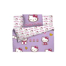 Комплект постельного белья 1.5 спальный детский  Ранфорс Hello Kitty 511-156