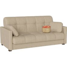 Смарт Диван прямой Парма Бежевая рогожка Аккордеон