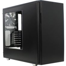 Корпус  Miditower Fractal Design   FD-CA-DEF-R5-BKO-W   Define R5 Blackout Black ATX без  БП, с окном