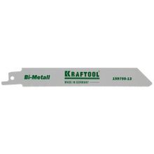 Полотно KRAFTOOL "INDUSTRIE QUALITAT", S922EF, для эл ножовки, Bi-Metall, по металлу, шаг 1,4мм, 130мм