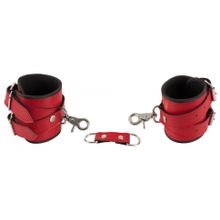 Красный комплект БДСМ-аксессуаров Harness Set (244289)