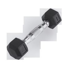 STARFIT Гантель обрезиненная DB-301 1 кг, черная