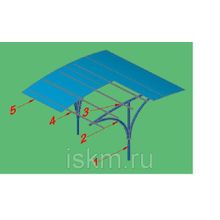 Навес-беседка Богатырь-4