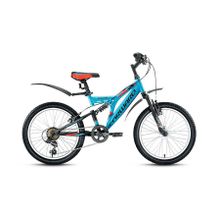 Велосипед VOLCANO 1.0 голубой черный матовый (2017)