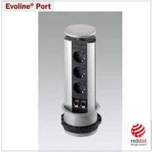 Встраиваемая выдвижная  розетка Schulte Evoline Port  931.00.319