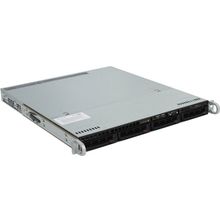 Сервер SuperMicro 1U 5018R-M (LGA2011-3, C612, SVGA, SATA RAID, 4xHS SAS   SATA, 2xGbLAN, 8DDR4 350W)