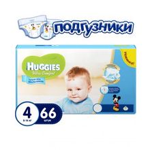 Huggies Ultra Comfort 4 (8-14 кг) для мальчика  66 шт