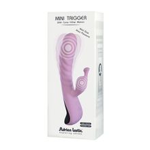 Adrien Lastic Нежно-розовый вибростимулятор Mini Trigger - 18 см.