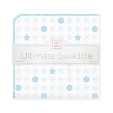 SwaddleDesigns Ultimate Jax & Stars голубая