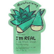 Tony Moly I’m Real Aloe Mask Sheet Moisturizing 1 тканевая маска