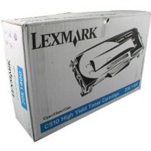 Тонер-картридж LEXMARK C510 (голубой, 6600 стр, RC) повышенной ёмкости, 20K1400