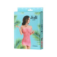 Восхитительное платье-сетка Joli Malibu L-XL Розовый