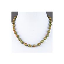 Бусики-Колечки Бусы Унакит "Адажио" арт. НЯШ-54(10-14)-48-5