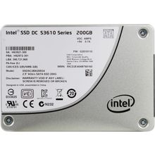 Накопитель  SSD 200 Gb SATA 6Gb s Intel DC S3610  Series    SSDSC2BX200G401    2.5" MLC