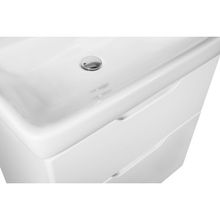 Dreja Тумба с раковиной Q 80 подвесная, белая