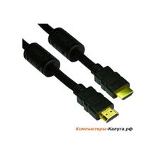 Кабель VCOM HDMI 19M M ver:1.4-3D, 1,8m, позолоченные контакты, 2 фильтра &lt;VHD6020D-1.8MB&gt; Blister
