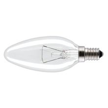 Лампа накаливания 40W E14 свеча прозрачная GE90487
