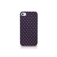 ODOYO чехол-накладка для iPhone 4 4s DOTTERN dark blue