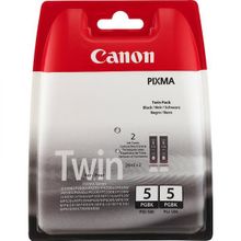Чернильница Canon PGI-5BK Black Twin Pack 0628B030AA для  PIXMA  IP4200 5200,  MP800