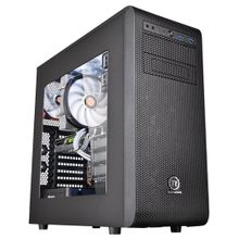 thermaltake (thermaltake case core v31, black, window, w o psu, atx) ca-1c8-00m1wn-00