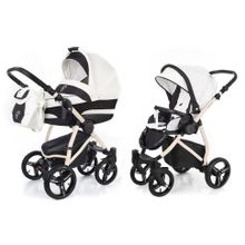 Коляска 2 в 1 Esspero Newborn Lux (шасси Beige) - White