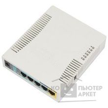 Mikrotik RB951Ui-2HnD RouterBOARD беспроводной роутер 600Mhz CPU, 128MB RAM, 5xLAN, built-in 2.4Ghz 802b g n