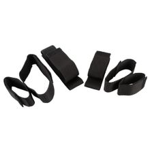 Набор фиксирующих лент для рук и ног Arm   Leg Restraints Черный