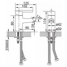 Смеситель Milardo Magellan MAGSB00M01