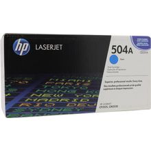 Картридж HP CE251A (№504A) Cyan  для HP  LJ  CP3525,  CM3530