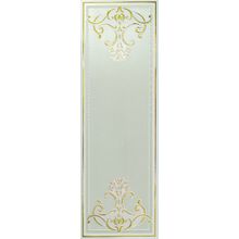 Settecento Ermitage Bianco Decoro Fascia Impero Lux Gold 25.5x78 см