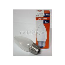 Лампа накаливания Osram Е-27 40W свеча прозрачная