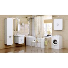 Aqwella Пенал для ванной Аликанте 40 L седой дуб