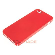 Накладка PC с Soft Touch покрытием для iPhone 5 бо красная
