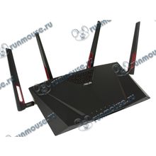 Модем DSL ASUS "DSL-AC88U" VDSL2 ADSL2 2+ + маршрутизатор 4 порта 1Гбит сек. + точка доступа WiFi 2.1Гбит сек. (LAN, WiFi) (ret) [141771]