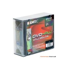 Диск DVD-RW 4.7Gb EMTEC 4x  slim
