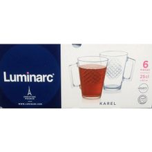 Набор из 6 кружек 250 мл Luminarc KAREL P3394